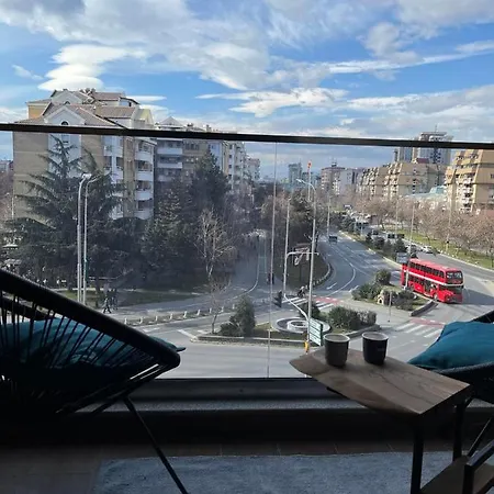 Porta Leks Apartment, Self Check-in, Own Parking 스코페