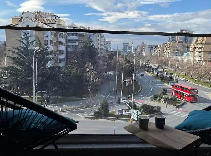 Porta Leks Apartment, Self Check-in, Own Parking 스코페